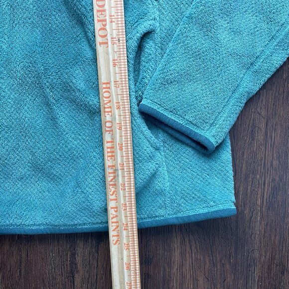 Patagonia Retool Snap-T Pullover Green Teal Fleece Cozy Warm Women’s Large - Picture 6 of 6